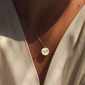 GLDN 14k gold fill pinky swear necklace